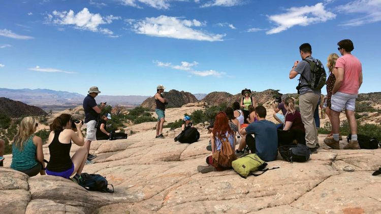 A Utah outing of Instagram influencers hosted by Travel Mindset.