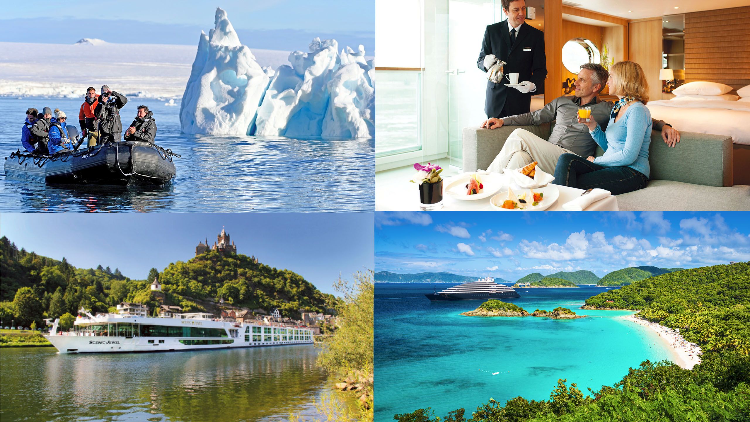 scenic cruises around the world