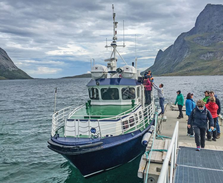 A fjord ferry delivering passengers and mail to remote villages. Photo by William Nash
