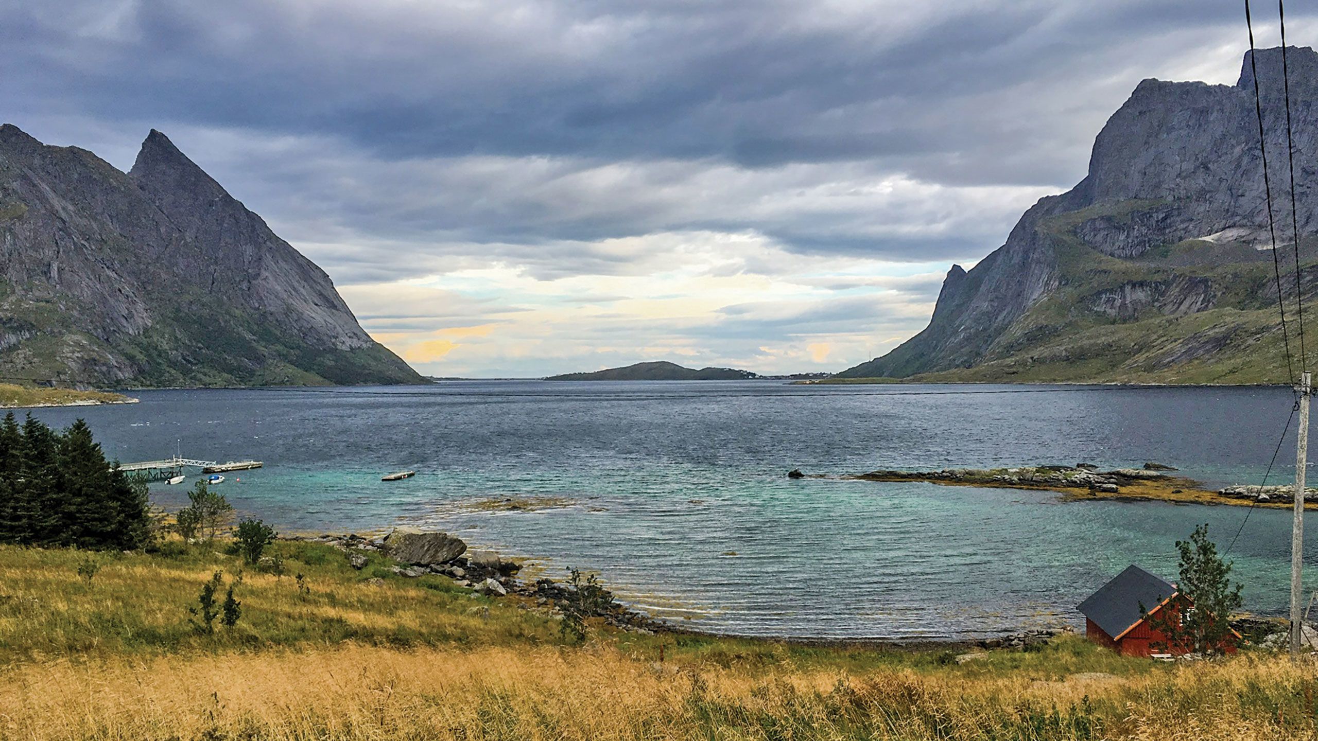 A fjord near Reine, one of the villages on the Lofoten archipelago. Photo by William Nash